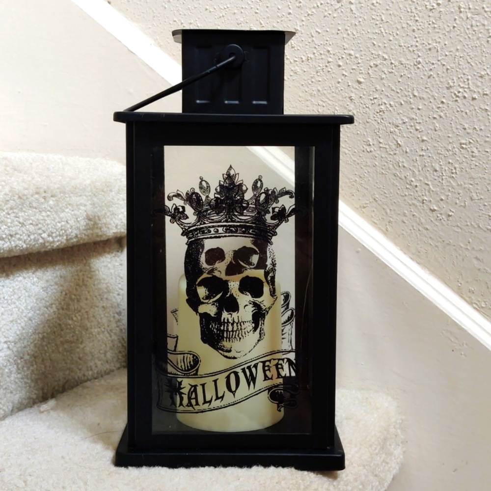 Halloween Skull Lantern from Michaels 2016